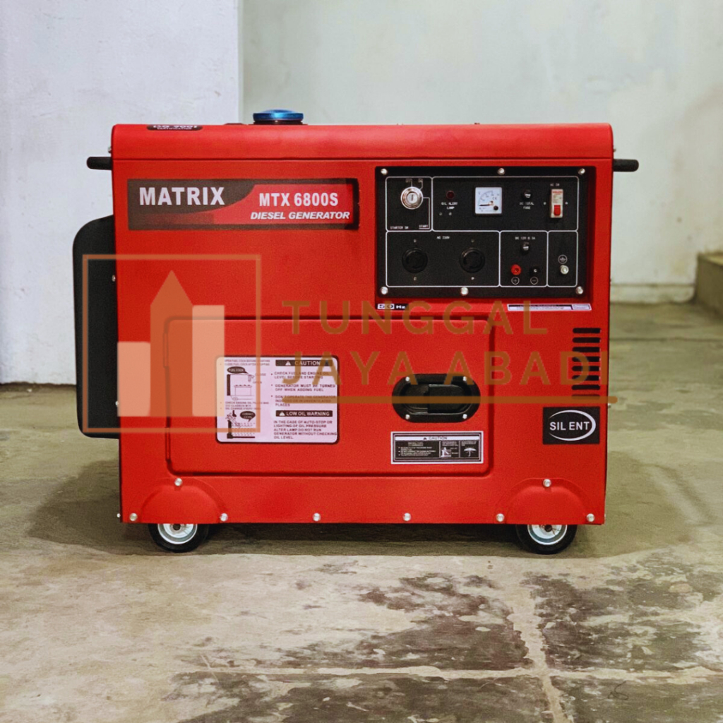 Jual Genset Diesel/Solar Matrix MTX6800S - 5000 Watt | Shopee Indonesia
