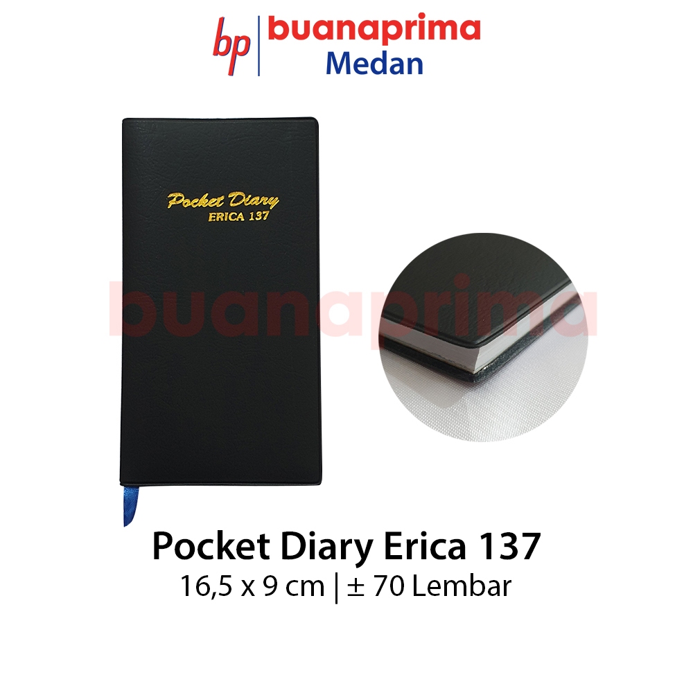 Jual Agenda POCKET ERICA 137 17.5x9.5 cm Notebook Planner Kerja Saku ...