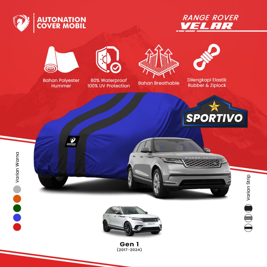 Jual Autonation Garage – Cover Mobil Range Rover Velar Sportivo Elite ...