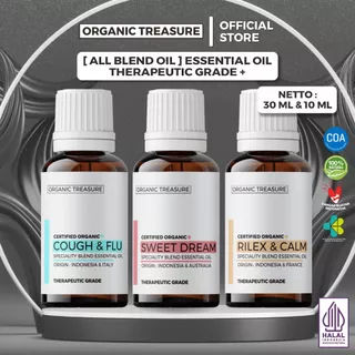 [BLEND OIL] ORGANIC TREASURE - Essential Oil Therapeutic Grade+ All Product Blend Oil Best Seller
