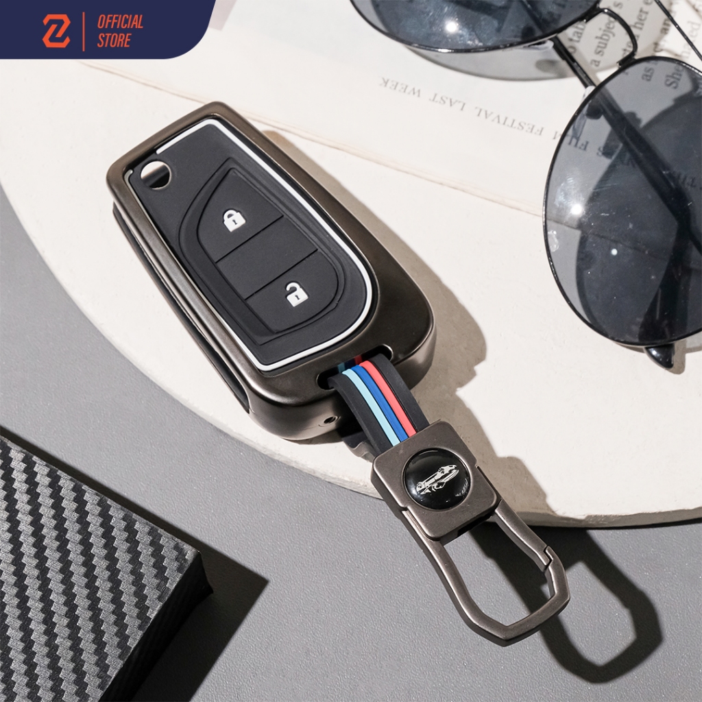 Jual Zenoz Key Case Metal Alloy Remote Casing Cover Sarung Kunci Toyota ...