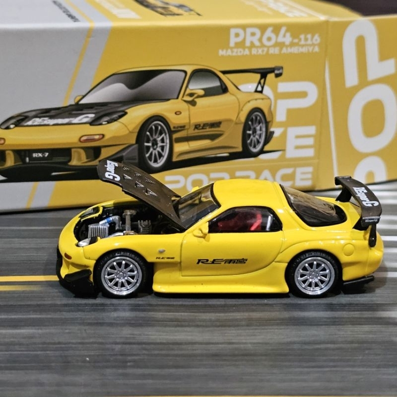 Jual Pop race Mazda Rx7 FD3S Re Amemiya widebody yellow PR640116 inno ...