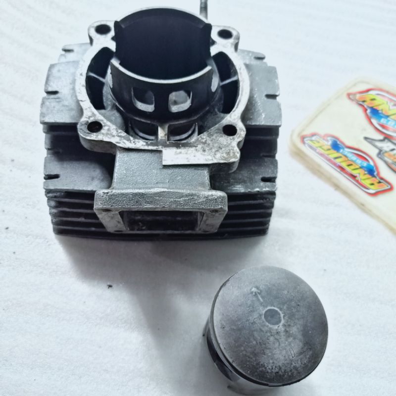 Jual blok cylinder silinder bureng set piston Suzuki RGR 150 OS ...
