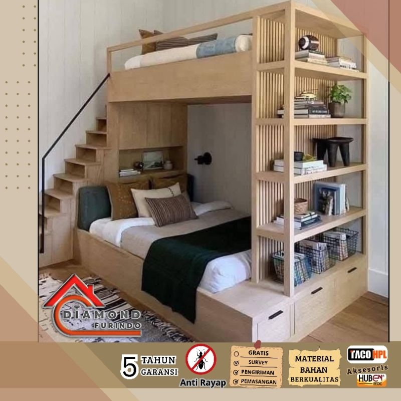 Jual Divan susun custom HPL, tebal bahan blockboard/multiplek 18mm ...