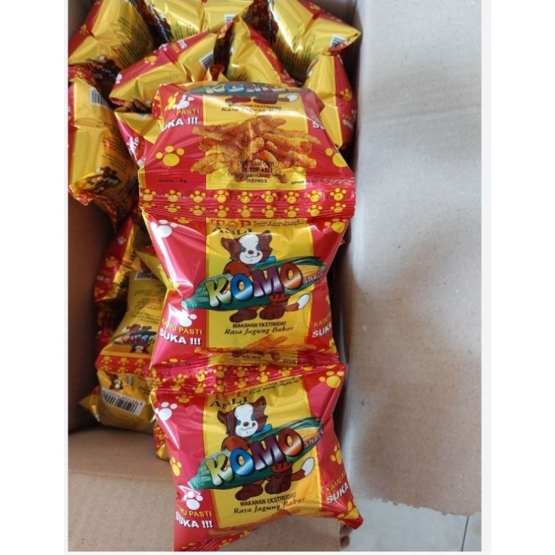 Jual Jajanan Snack KOMO ( 1 renceng 10pcs x 6gram ) | Shopee Indonesia