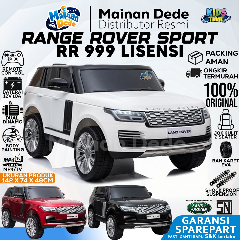 Jual Mainan Mobil Aki Anak Range Rover Sport RR999 ADA TV Lisensi ...