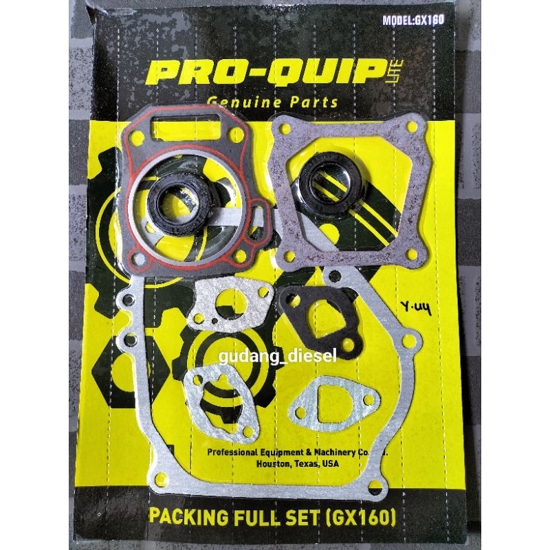 Jual Perpak Set/Full Set/Perpak Komplit Mesin Penggerakan Gx160 Pro ...