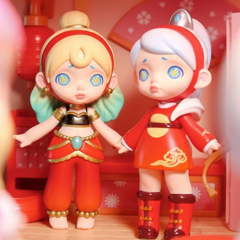 Jual Laura Chinese style kawaii Laura figure blind box original ...