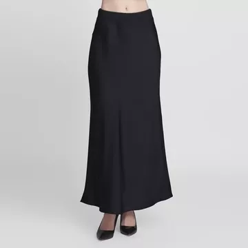 ZAYIDA Rok Satin Silk Premium Satin Skirt Midi Lenght Panjang Rok Slik Korean Style Basic Wanita