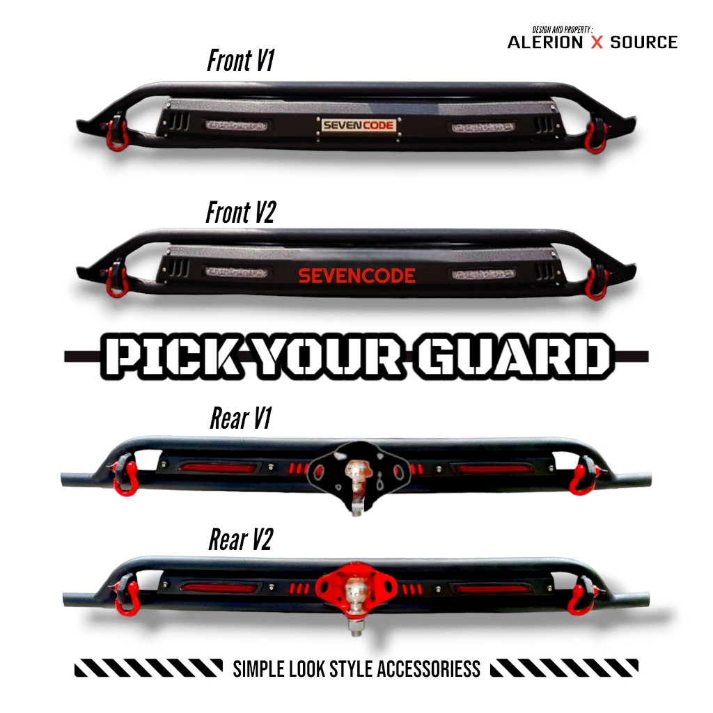 Jual PAKET BUMPER GUARD COBRA FRONT BUMPER AND REAR BUMPER SEVENCODE ...