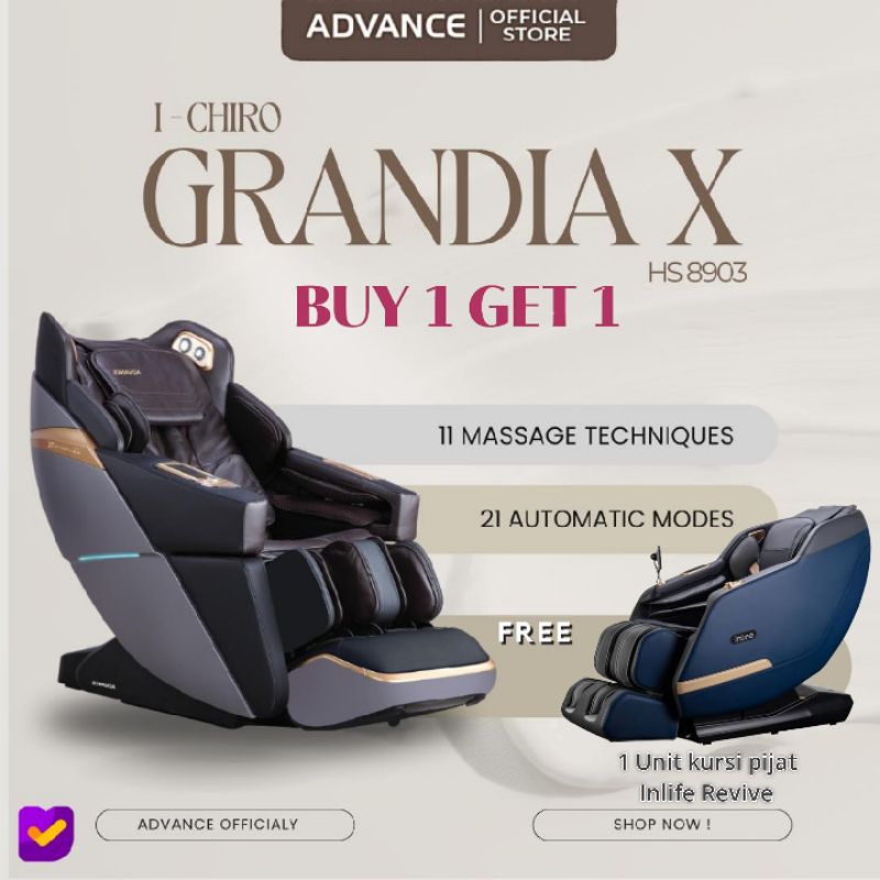 Jual Massage Chair Advance Kursi Pijat I-Chiro Grandia X | Massage ...