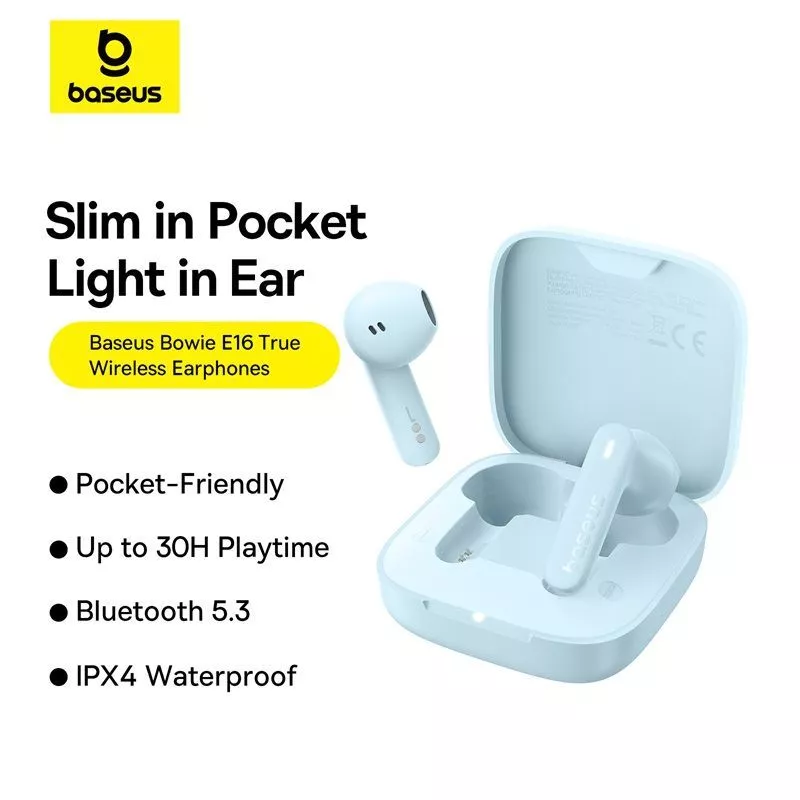Baseus Bowie E16 Upgrade Edition 2025 True Wireless Bluetooth Earphone TWS Mini Earbuds