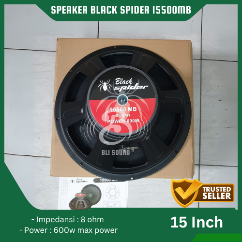 Jual SPEAKER WOOFER BLACK SPIDER ORIGINAL 15500 MB 15 INCH BLACKSPIDER ...