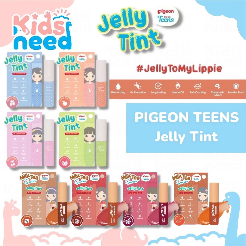 Jual PIGEON TEENS Jelly Tint / Lip Tint Jelly Pigeon / Milk Tea Series ...