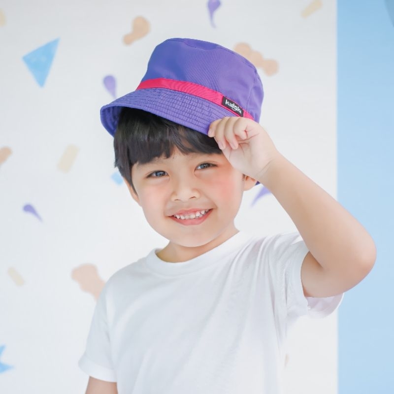 Jual Topi Bucket Hat Ungu | Shopee Indonesia