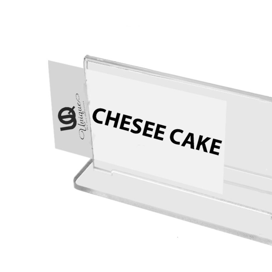 Jual Acrylic Display Name Label Food Name Tag Akrilik Stand Tempat ...