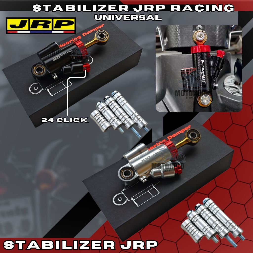 Jual Stabilizer Steering Dump Model WP JRP RACING Mini 24 Klik Fungsi ...