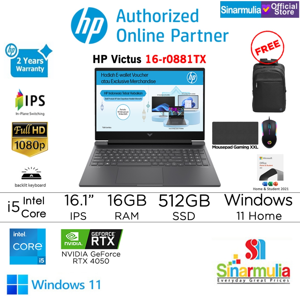 Membongkar Sang Penjelajah Era Baru: Review Mendalam HP Victus 16-r0881TX 2025