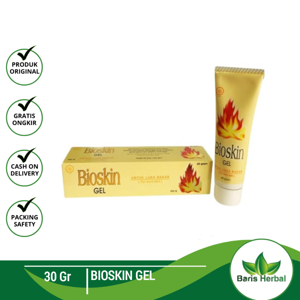 Jual Bioskin Gel Original Borobudur 30 Gram Untuk Luka Bakar | Shopee ...