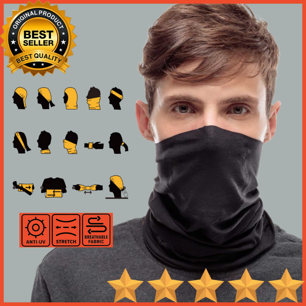 Jual Masker Motor Buff Balaclava Black Phantom Premium Spandex Outdoor ...