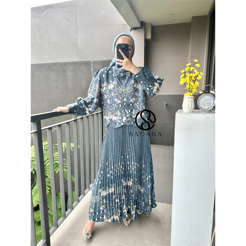 Jual CANTIKA SETELAN ATASAN dan ROK SERIES HARI RAYA EKSLUSIF MOTIF ...