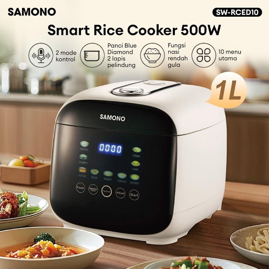 Jual SAMONO Smart Rice Cooker Low Carbo Karbo Rendah Gula Kapasitas 1 ...