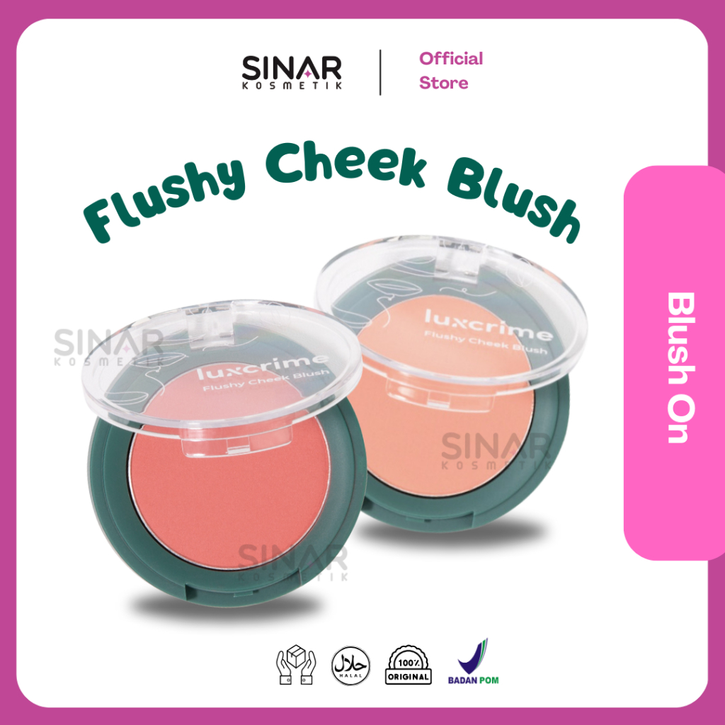 Jual Luxcrime Flushy-Cheek Blush / Blush On | Shopee Indonesia