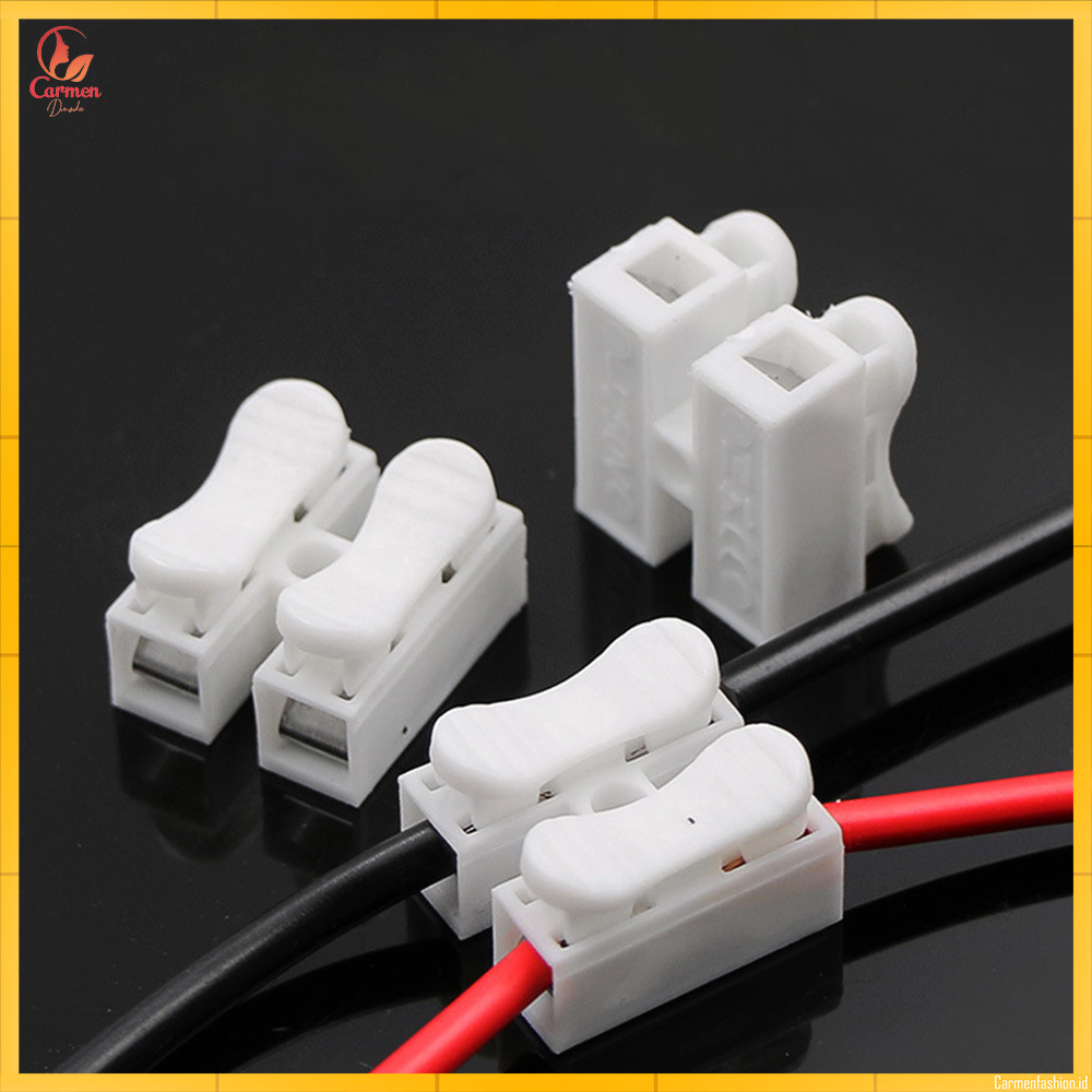 Jual Quick Connect 2 Wire Spring Konektor Kabel Listrik 2pin 3pin ...