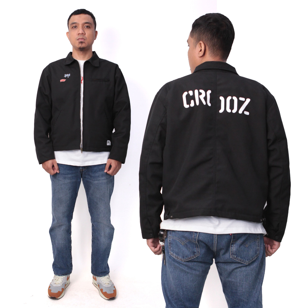Jual CROOZ DALLAS WORK JACKET | SUPER HEAVYWEIGHT 18 oz/yd² | BLACK ...