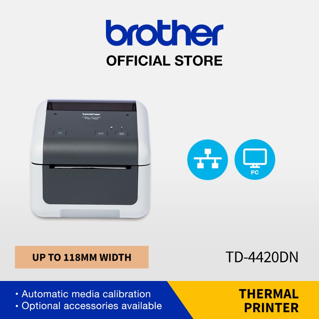 Brother TD4420DN Stampante Etichette Desktop 4'' | LAN Cablata, USB E Stampa Termica Diretta - Foto 7