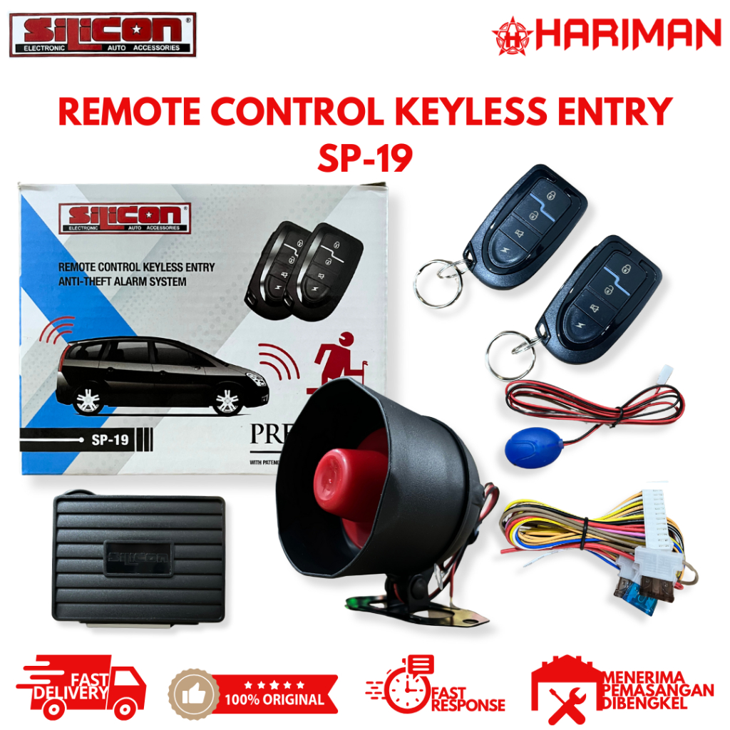 Jual Alarm Mobil Universal Silicon Premium/Alarm Remote | Shopee Indonesia