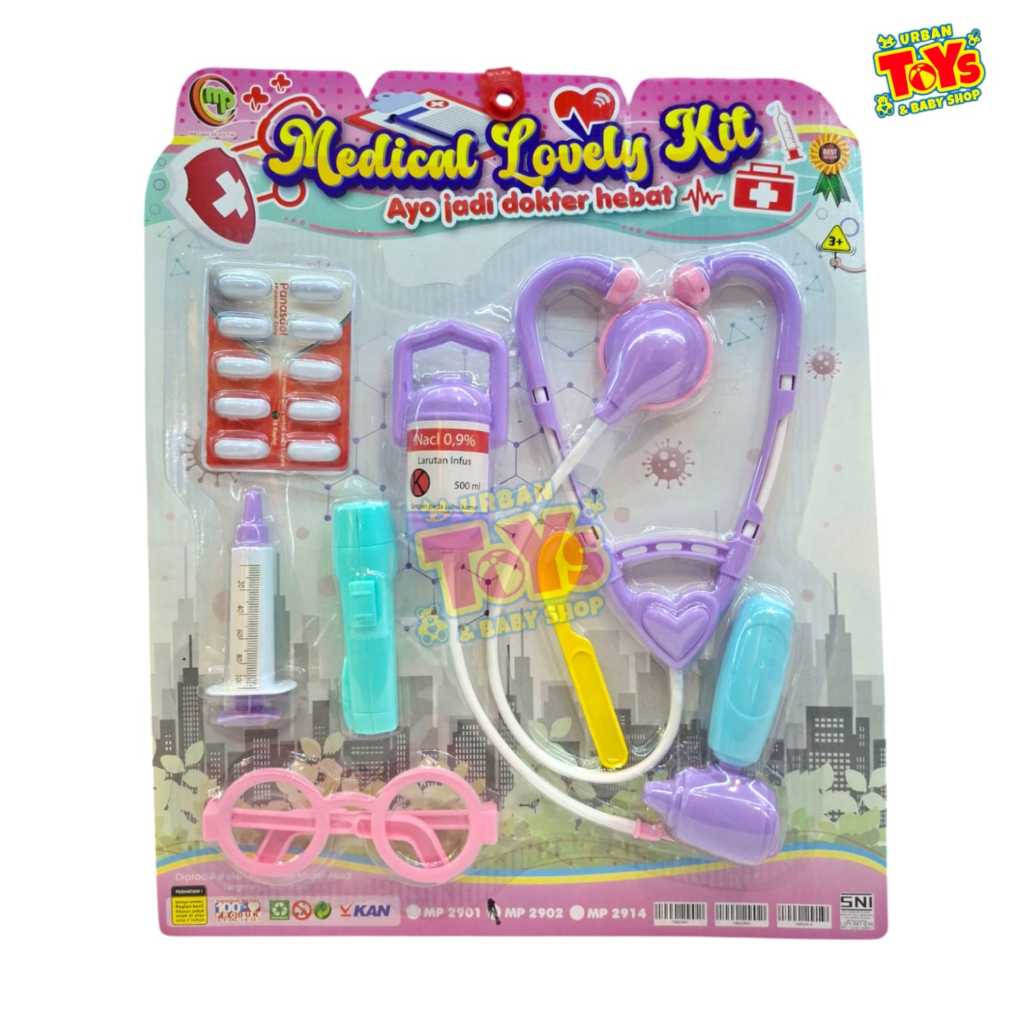 Jual Mainan Anak Medical Lovely Kit / Mainan Dokter - Dokteran | Shopee ...