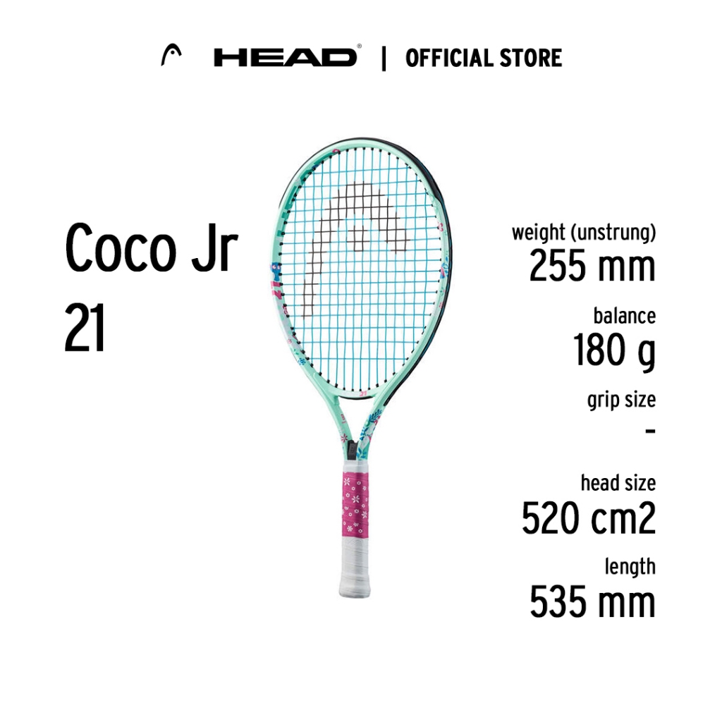 Jual HEAD Tennis Racket Coco Junior Series 2024 - Raket Tennis ...