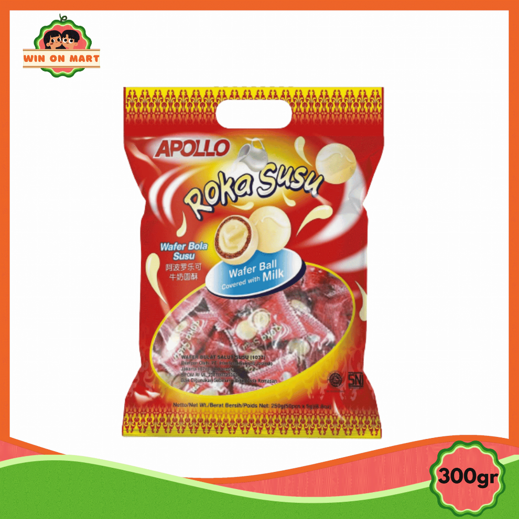Jual Wafer Ball | Apollo Roka Wafer Ball Chocolate 300g ( isi 50 pcs ...