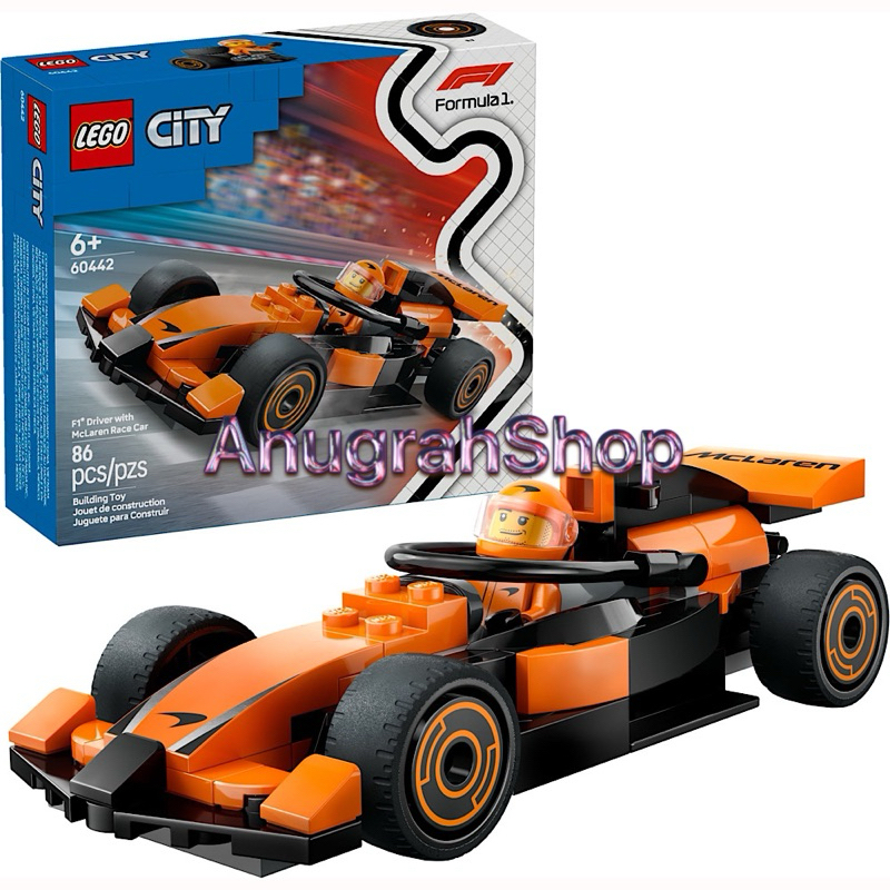 Jual LEGO 60442 CITY F1 Driver with McLaren Race Car | Shopee Indonesia