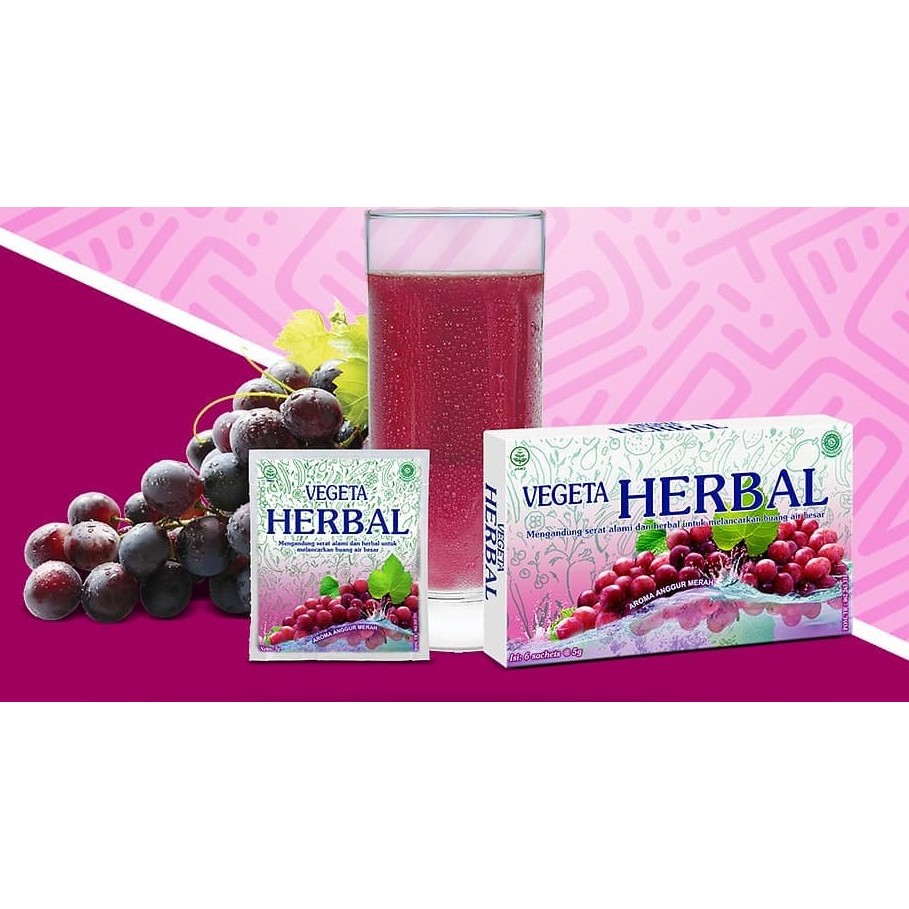 Jual VEGETA HERBAL RASA ANGGUR PER SACHET@5 G DAN VEGETA HERBAL ANGGUR ...