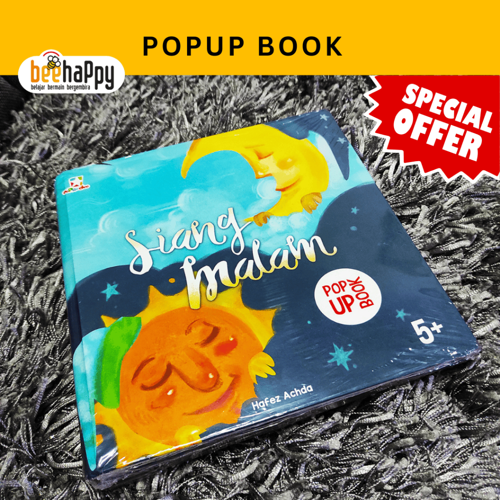Jual Pop Up Book Anak, Pop Up Book, Buku Pop Up, Mengenal Waktu Siang ...