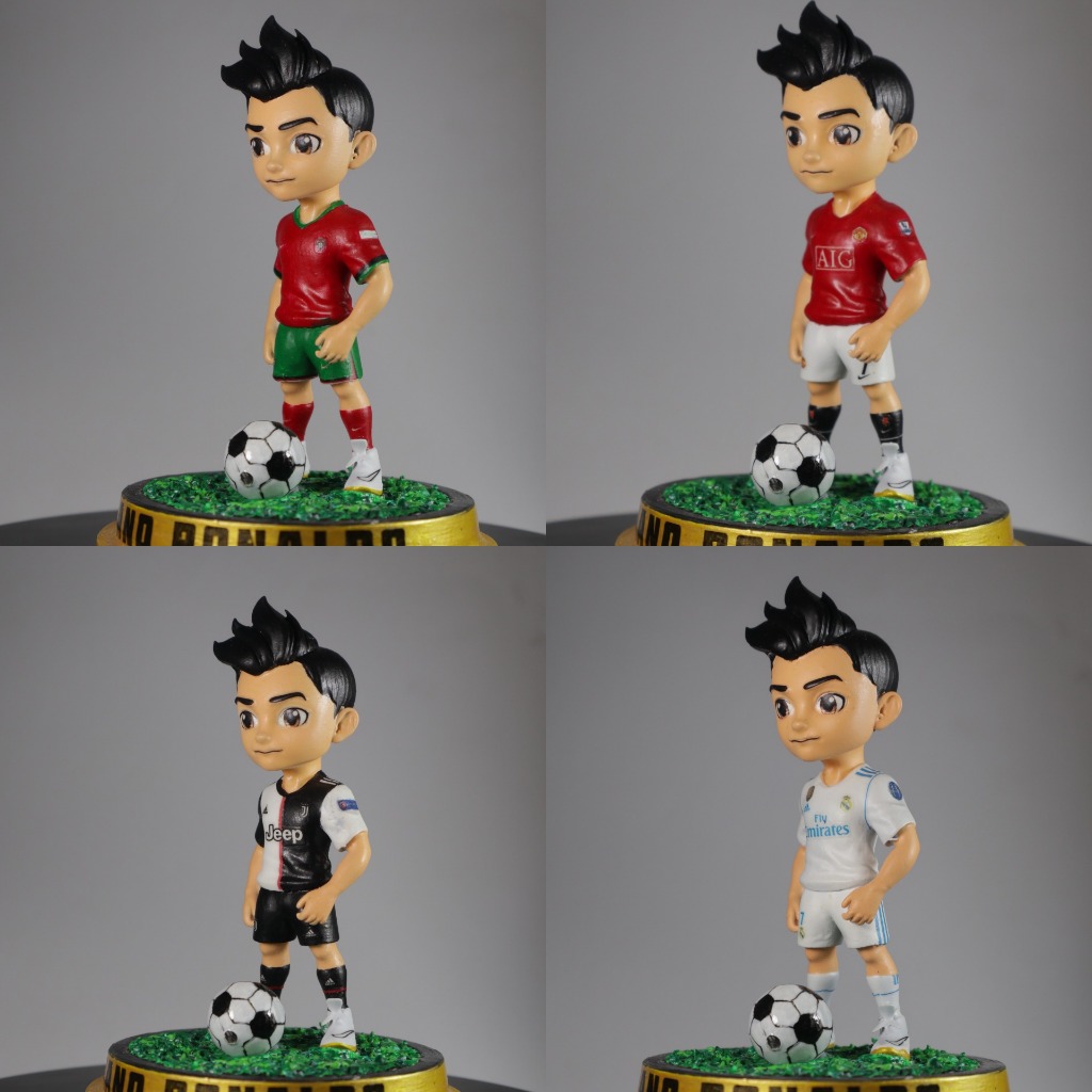 Jual Figur Maskot Cristiano Ronaldo Jersey MU, Juventus, Real Madrid ...