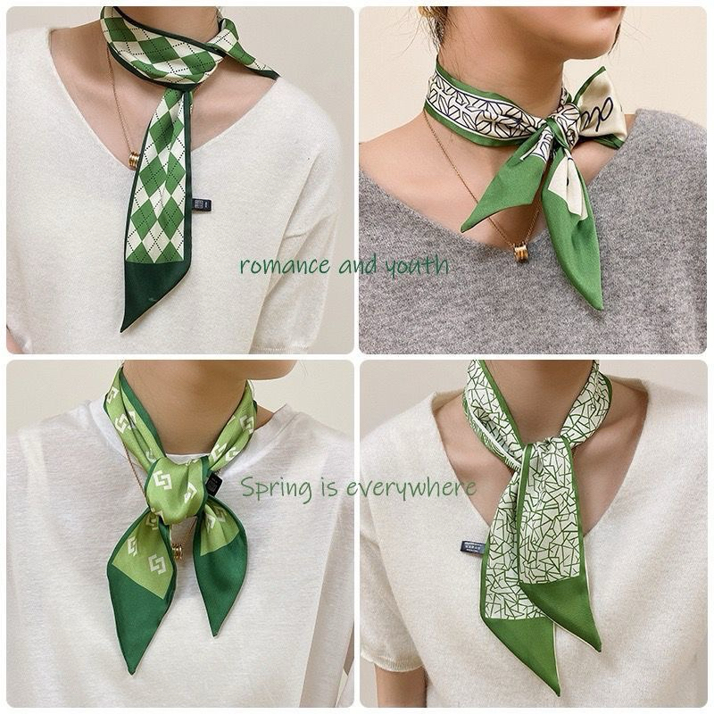 Jual Kikidoo Scarf Tas Syal Ikat Rambut Korea Bohemian Sage JR72 ...