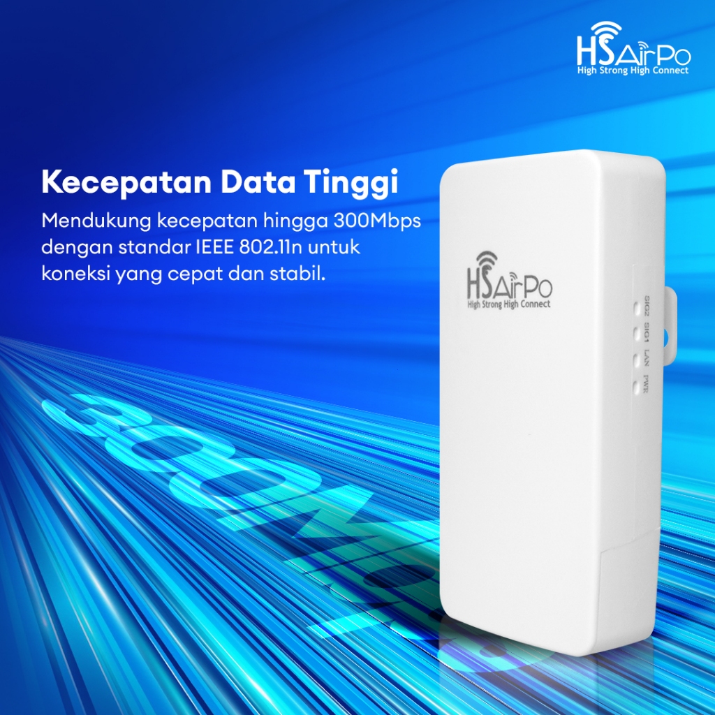 Jual HSAirPo CP100 - 300Mbps 2.4Ghz Wireless N Mini Outdoor | Shopee ...