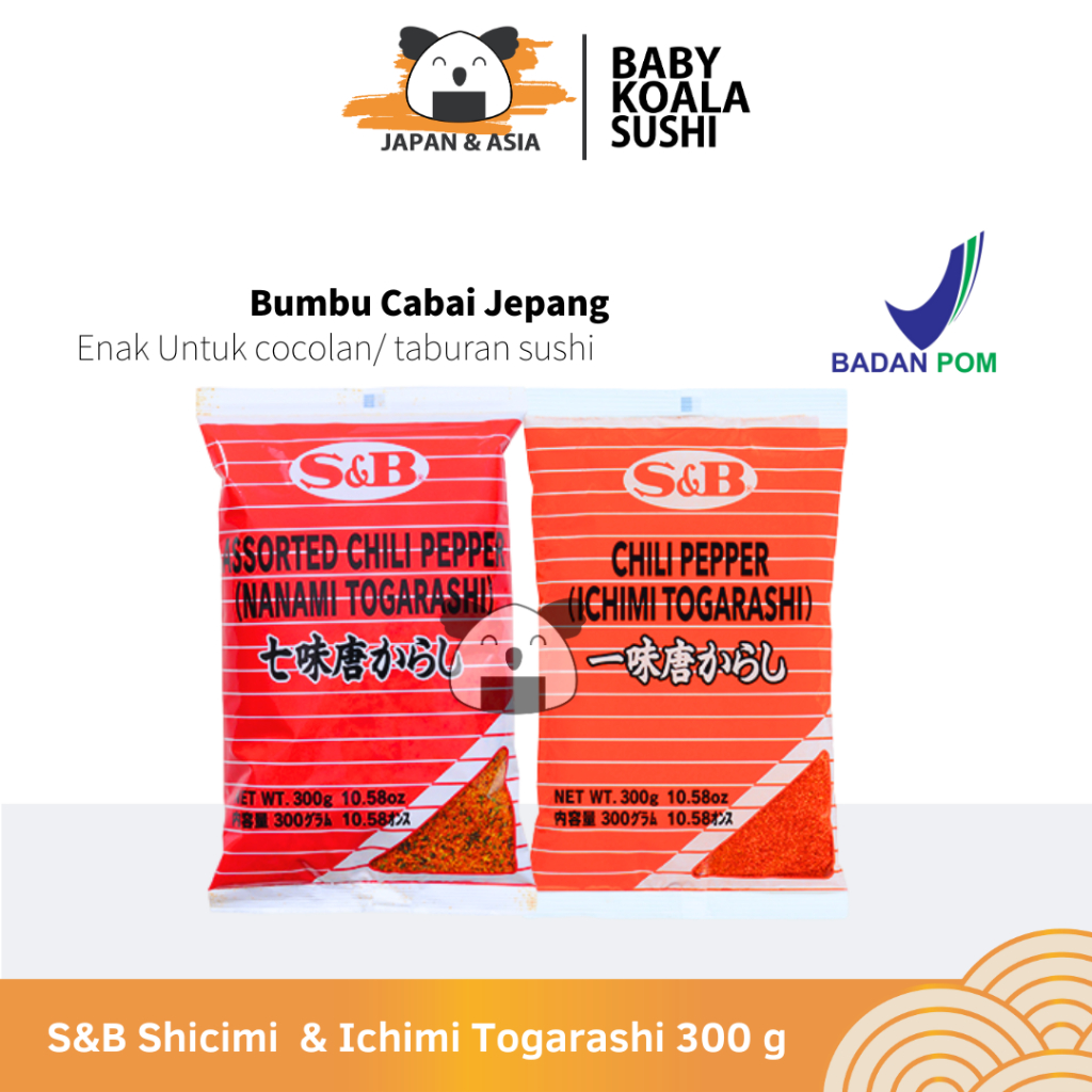 Jual S&B Ichimi & Shicimi Togarashi 300 g │ Bubuk Cabe Import Jepang ...