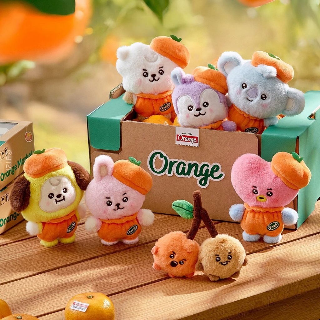 Jual [READY STOCK] BT21 MININI BABY ORANGE JERUK EDITION PLUSH DOLL ...