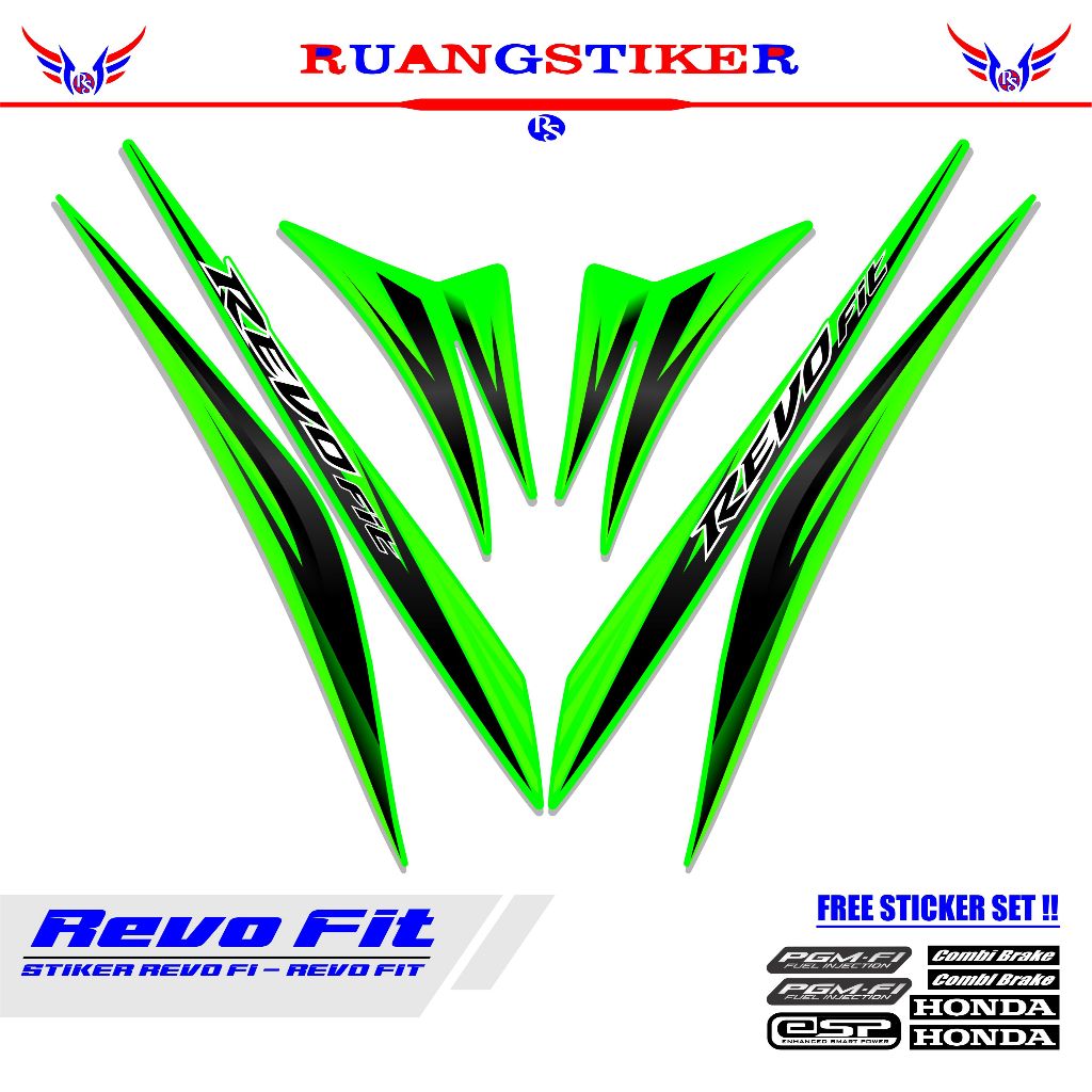 Jual STRIPING REVO FIT MOTIF 25 / FI / STIKER REVO FIT / STICKER REVO ...