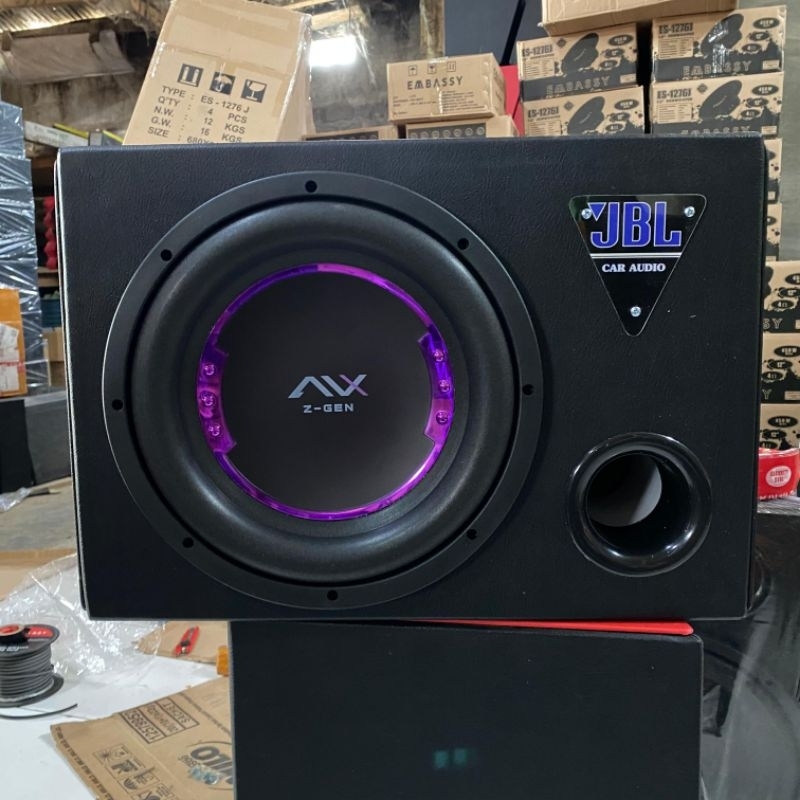 Jual Subwoofer pasif AVX Z-GEN 12inch + Box Subwoofer mdf porting ...