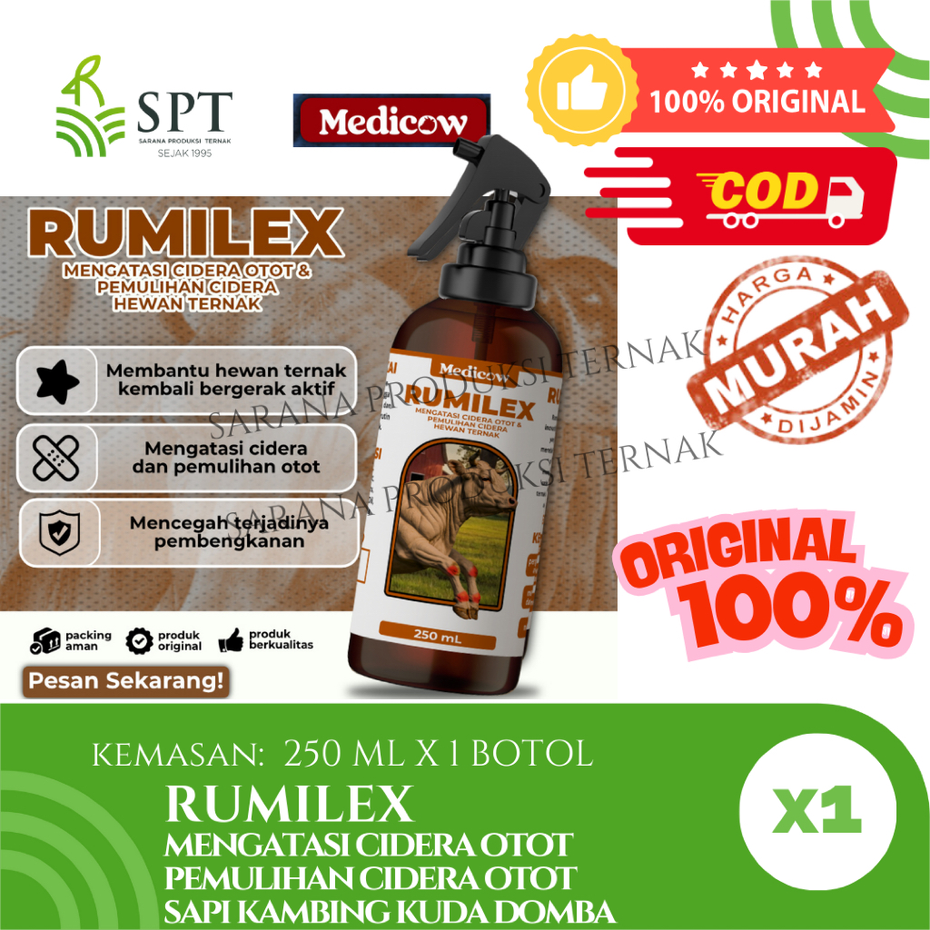 Jual Medicow Rumilex 250 mL x 1 Botol MENGATASI CIDERA OTOT PEMLULIHAN ...
