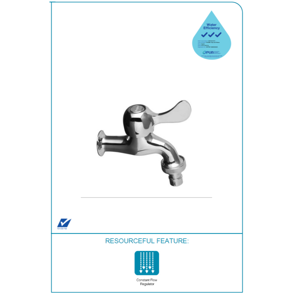 Jual Rigel Wall Mounted Hose Coupling Bib Tap SA210L | Shopee Indonesia