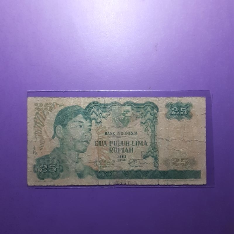 Jual Uang 25 rupiah sudirman 1968 | Shopee Indonesia