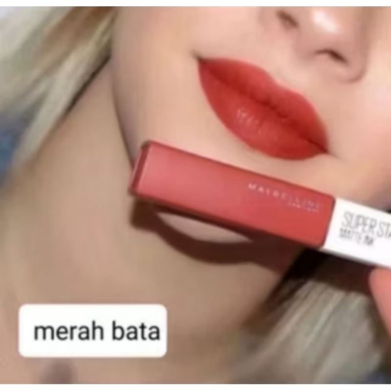 Jual LIPSTICK MAYBELLINE TAHAN LAMA, Super Ink (MATTE) | Shopee Indonesia