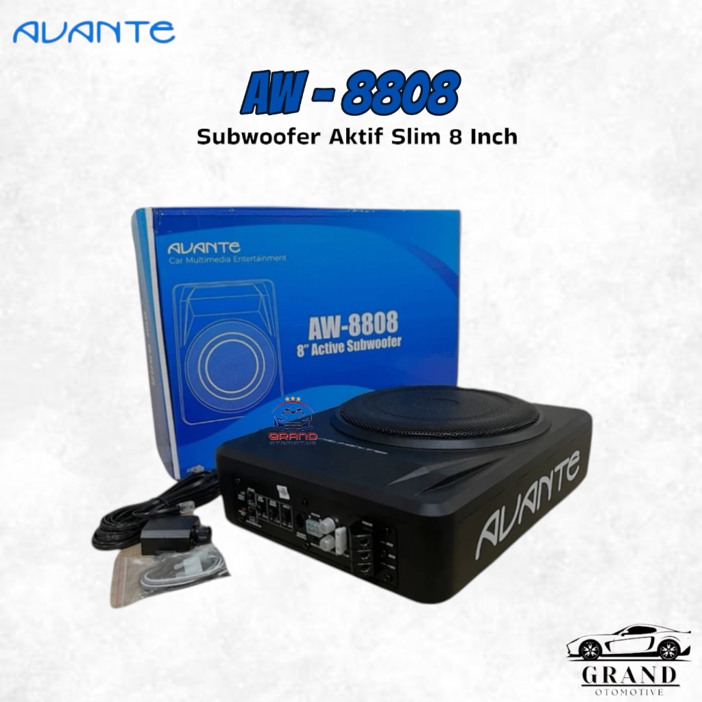 Jual Subwoofer Avante AW-8808 Sub Aktif Bawah Kolong bangku | Shopee ...