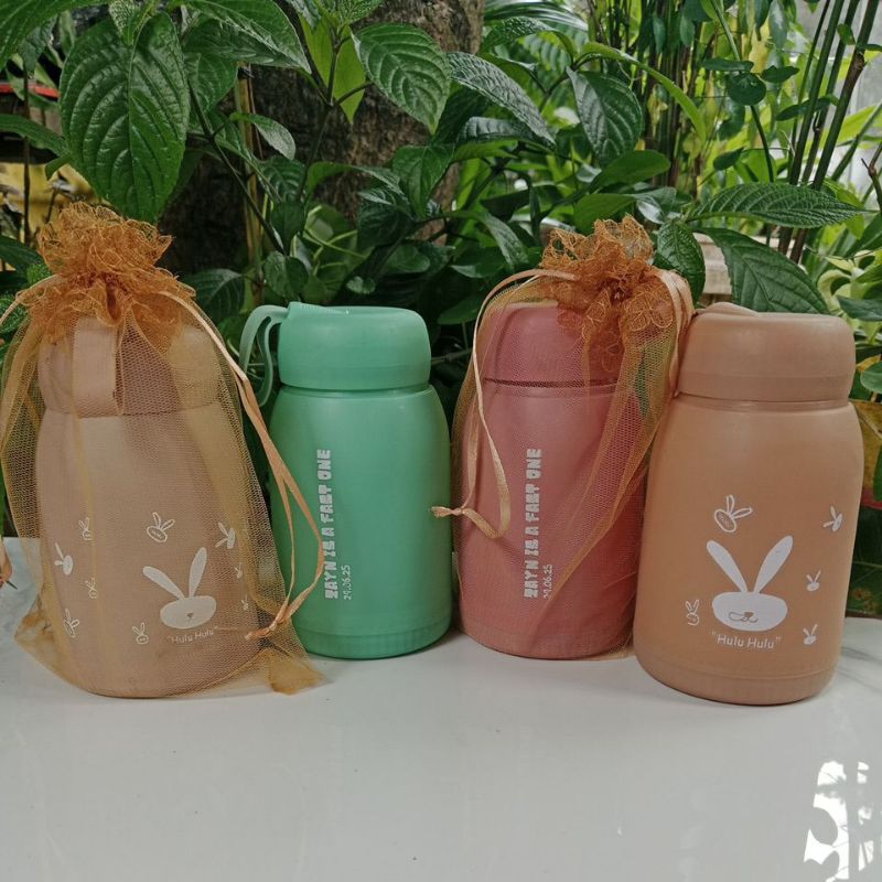 Jual botol rabit custom nama kemas tile | Shopee Indonesia
